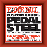 Ernie Ball 2502 струны для эл.гитары (Набор из 10-ти штук) Nickel Wou 10-String E9 Pedal Guitar E9th