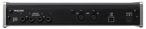 TASCAM US-4x4TP комплект из интерфейса US-4x4, 2 наушников TH-02 и 2 конденсаторных микрофонов TM-80 с подвесом. фото 3