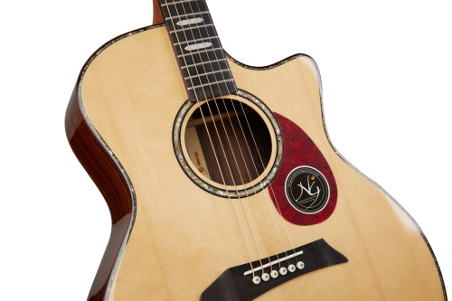 NG RM411SC акустическая гитара, цвет натуральный, чехол в комплекте фото 3