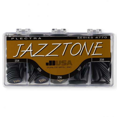 Dunlop Jazztone Display 4770 короб с медиатор, 477R208,477R207,477R206,477R205,477R204 36шт, 108шт