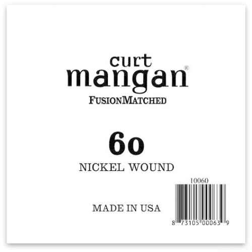 CURT MANGAN Electric Nickel Wound 60 одиночная струна для электрогитары фото 2