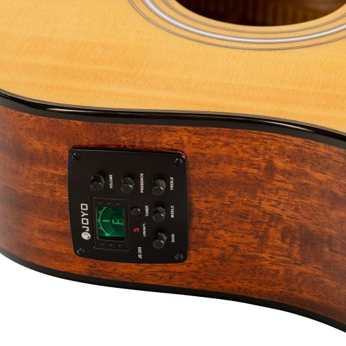 ROCKDALE Aurora D5-E Gloss C NAT электроакустическая гитара дредноут с вырезом, цвет натуральный, глянцевое покрытие фото 10