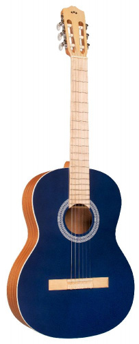CORDOBA C1 Matiz Classic Blue классическая гитара, цвет - синий, чехол в комплекте фото 6