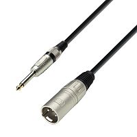 ADAM HALL K3 MMP 1000 микрофонный кабель XLR(M)-6,3 Jack mono, 10м