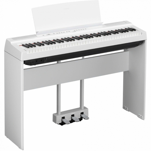 Yamaha P-121WH электропиано, 73 клавиши, GHS, 192 полифония, 24 тембра, 20 ритм аккомпанемента фото 2
