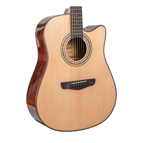 Omni D-890S акустическая гитара, дредноут, цвет натуральный фото 2