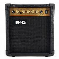 BG MA15 Усилитель гитарный комбо, 15 Вт, 6,5",Overdrive, Input, Drive S/W, Volume, Treble, Middle, Bass, Headphone ,MP3 Input