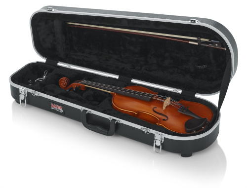 GATOR GC-VIOLIN 4/4 пластиковый кейс для полноразмерной скрипки, чёрный фото 2