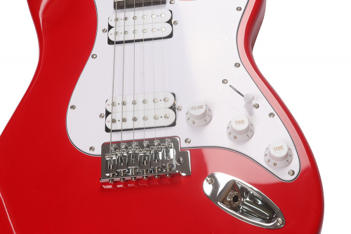 Bosstone SG-04HH RD+Bag Гитара электрическая, 6 струн цвет красный фото 4