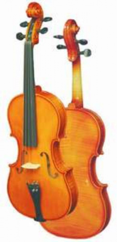 P.Lorencio V 202 Скрипка 3/4 Elite со смычком, в кейсе, верхняя дека-ель