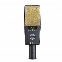 AKG C414XLII конденсаторный вокальный микрофон с 1" мембраной. Поп-фильтр PF80 и антивибрационный держатель H85 в комплекте.