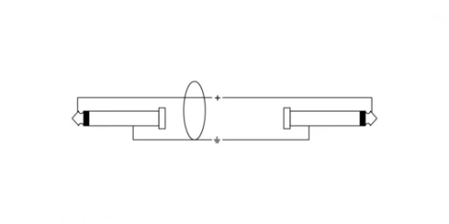 Cordial CFU 6 PP кабель 2моно-джек 6,3 мм male/2моно-джек 6,3 мм male, 6,0 м, черный фото 3