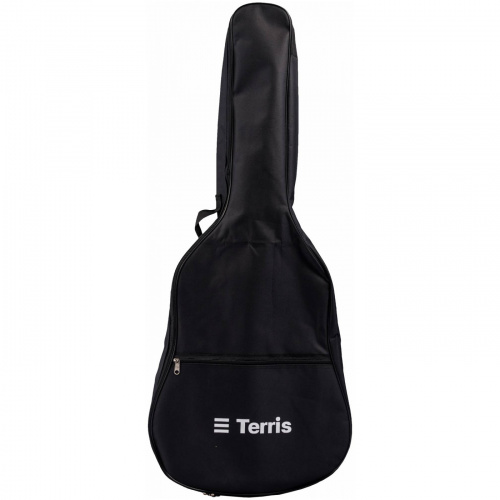 TERRIS TGB-C-01BK чехол для классической гитары, без утепления, 2 наплечных ремня, цвет черный