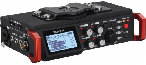 Tascam DR-701D 6 канальный портативный аудиорекордер для DSLR камер, WAV/BWF, карты SD/SDHC/SDXC, TIME CODE IN BNC разъём, HDMI разъём