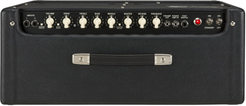 Fender Hot Rod Deluxe IV, Black ламповый гитарный комбо 40Вт, 2 x 6L6, 3 x 12AX7, футсвитч, 3 канала, ревер фото 4