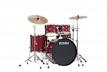 TAMA RM52KH6-CPM RHYTHM MATE ударная установки из 5-ти барабанов со стойками, тополь, цвет 'Красное карамельное яблоко'