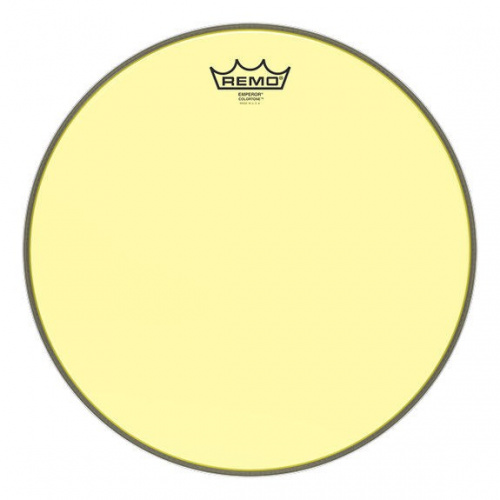 REMO BE-0316-CT-YE Emperor Colortone Yellow Drumhead 16 цветной двухслойный прозрачный пластик