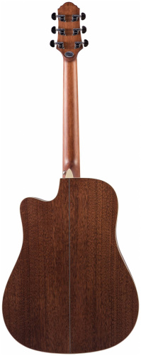 CRAFTER DE-6/NC + Чехол электроакустическая гитара Дредноут SolidTop-ель, корпус-махагон, натура фото 4