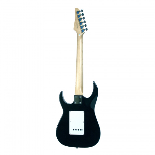 REDHILL STM100/BK эл. гитара уменьш., Superstrat, 600мм, H+H, 1V/1T/5P, тополь+клен, цвет черный фото 5