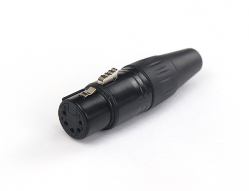 AuraSonics XN5F-B кабельный разъем 5-контактный XLR female, черный