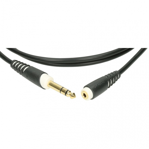 Klotz AS-EX60300 кабель-удлинитель для наушников stereo jack 6,35мм M x stereo mini jack 3,5мм F, 3м фото 2