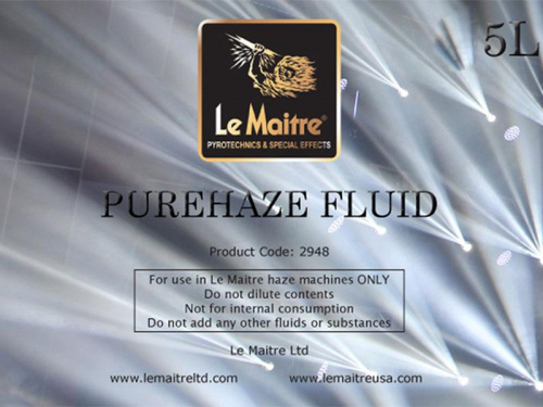 LE MAITRE PUREHAZE FLUID, 5L (ex- STADIUM HAZE FLUID) жидкость для генераторов тумана Le Maitre