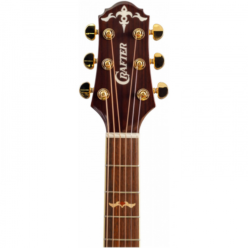CRAFTER STG G-20ce VVS электроакустическая гитара, верхняя дека Solid ель, корпус палисандр фото 3