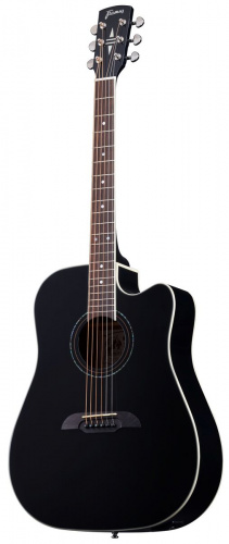 Framus FD 14 S BK CE электроакустическая гитара Dreadnought, Fishman, цвет чёрный