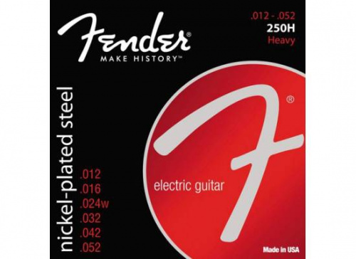 FENDER STRINGS NEW SUPER 250H NPS BALL END 12-52 струны для электрогитары, стальные с никелевым покрытием