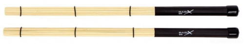BASIX Rods light барабанные щетки бамбук резиновая ручка фото 2