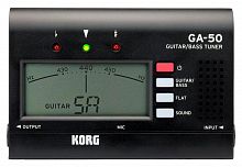 KORG GA-50 цифровой тюнер для гитары/бас-гитары