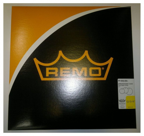 Remo PP-0932-BA набор пластиков Ambassador Coated 12,13,16