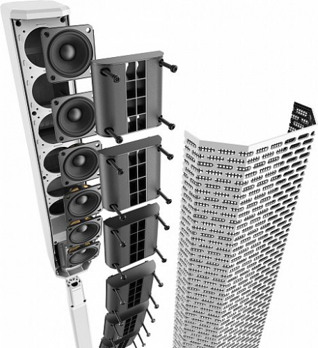 Electro-Voice Evolve 30M-W активная звуковая колонна, 6x2.8'+1x10', 45Гц-20кГц, 123 дБ, 1000 Вт, DSP, чехол, цвет белый фото 4