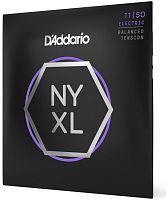 D'Addario NYXL1150BT- струны для электрогитары, сбаланс. натяж., никелированные, 11-50