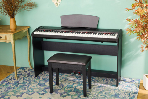 Sai Piano P-9BT-BK Пианино цифровое, 88 клавиш, молоточковая механика, 8+130 тембров, 64 голосая полифония, хорус, реверберация, фото 3