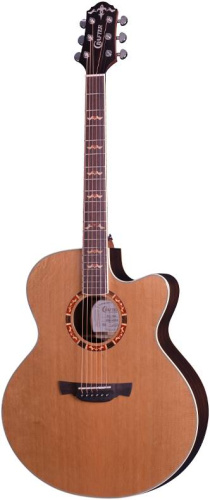 CRAFTER STG J-18ce электроакустическая гитара, верхняя дека Solid кедр, корпус палисандр