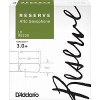 D'Addario DJR10305 трости для альт-саксофона, RESERVE (3+), 10 шт.в пачке
