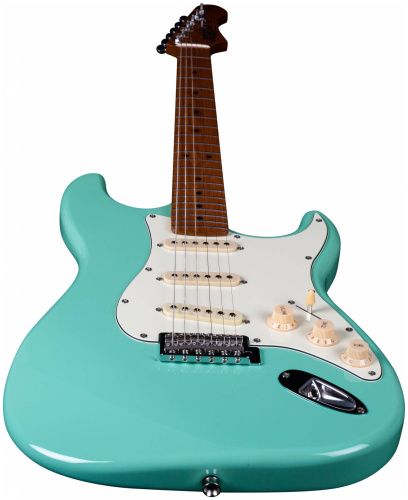 JET JS-300 SFG электрогитара, Stratocaster, корпус липа, 22 лада,SSS, tremolo, цвет Sea Foam Green фото 10