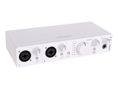 Arturia MiniFuse 2 White USB аудио интерфейс фото 4