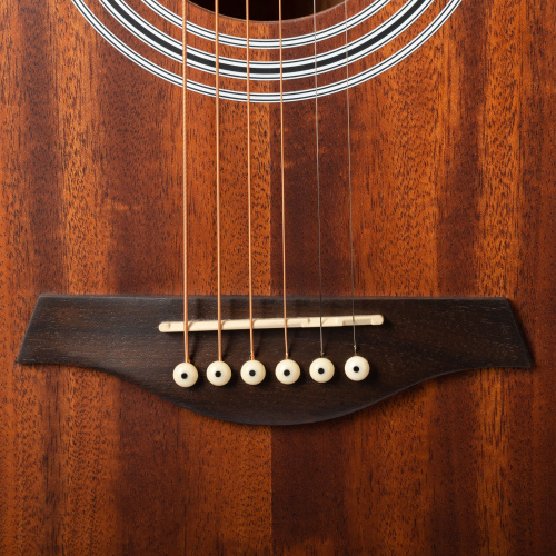 ROCKDALE Aurora D6 Satin All-Mahogany акустическая гитара дредноут, цвет натуральный, сатиновое покрытие фото 6