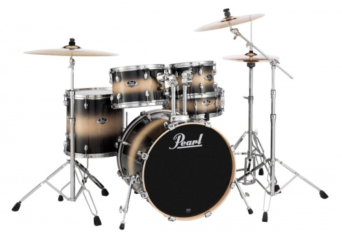 Pearl EXL725S/C255 ударная установка из 5-ти барабанов, цвет Nightshade Lacquer, стойки в комплекте