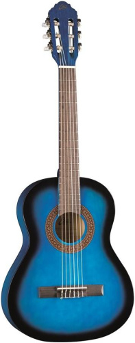 EKO CS-5 Blue Burst классическая гитара 3 4, топ агатис, корпус липа, цвет синий санберст