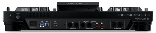 Denon Prime 2 Полностью автономная 2-х дековая DJ система 7" мультитач дисплей 2 сверхчувствительных сенсорных джога с OLED-дисплеями фото 3