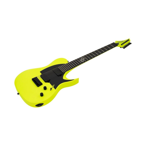 Solar Guitars T2.7LN+ 7-струнная электрогитара, НН, клён/ черное дерево, махагони, цвет зелёный фото 2