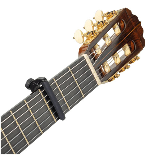 PLANET WAVES PW-CP-19 каподастр для акустической гитары и электрогитары, серия PRO+, черный фото 7