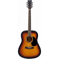 VESTON D-40 SP/SBS акустическая гитара, дредноут, ель/липа, цвет санберст, глянец