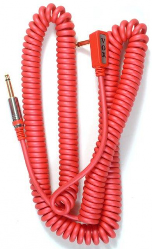 VOX Vintage Coiled Cable гитарный кабель, красный фото 3