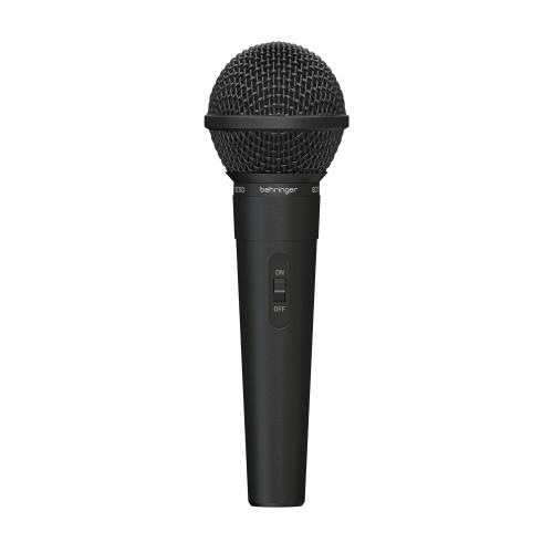 BEHRINGER BC110 динамический вокальный микрофон с кнопкой, 80 Гц 16 кГц, 600 Ом импеданс, чувст.