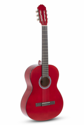 GEWApure Classical Guitar Basic Transparent Red 4/4 Классическая гитара (PS510153742)