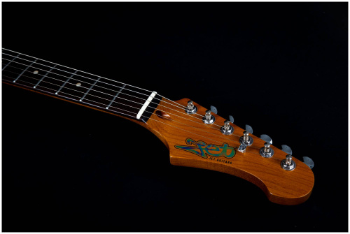 JET JS-300 BL R электрогитара, Stratocaster, корпус липа, 22 лада,SSS, tremolo, цвет Sonic blue фото 3